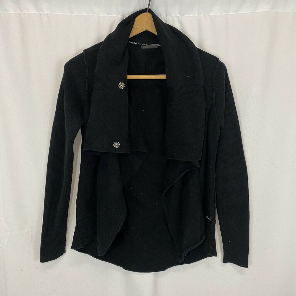 Calvin Klien Performance Black Flowy Cardigan